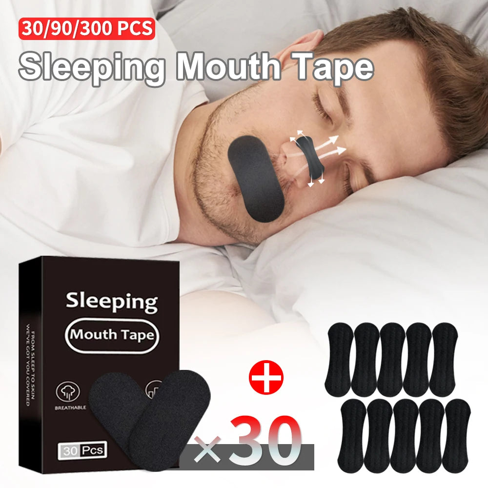MERALL Sleeping Mouth Tape (30/300 Pcs) – Anti-Snoring Breathing Strips