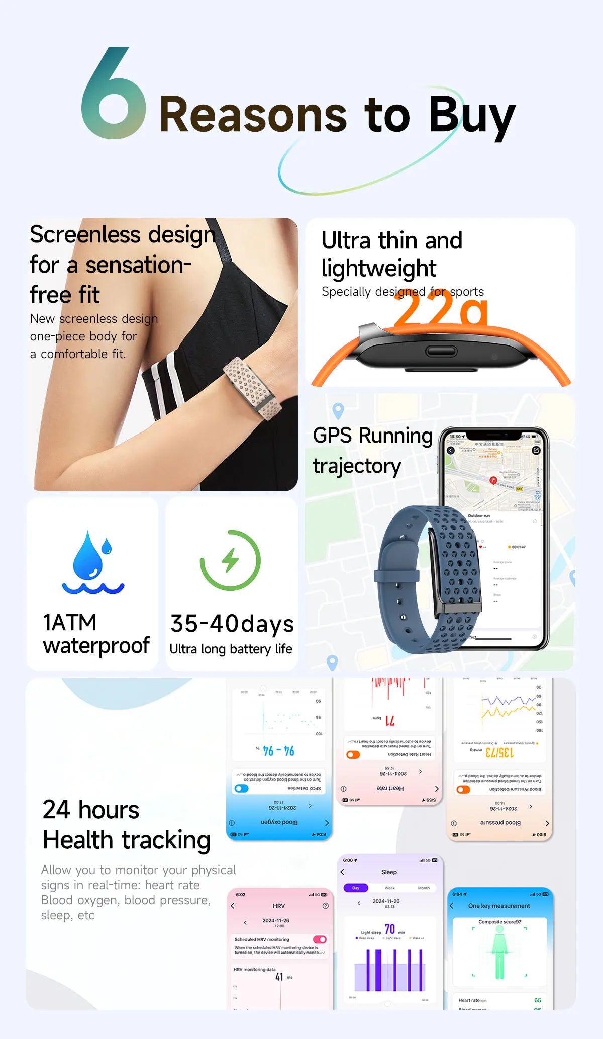 LIGE No Screen Smart Watch Men's Sports Outdoors Fitness Heart Rate Monitor 1ATM Waterproof New Smartwatch For Andrio IOS 2025